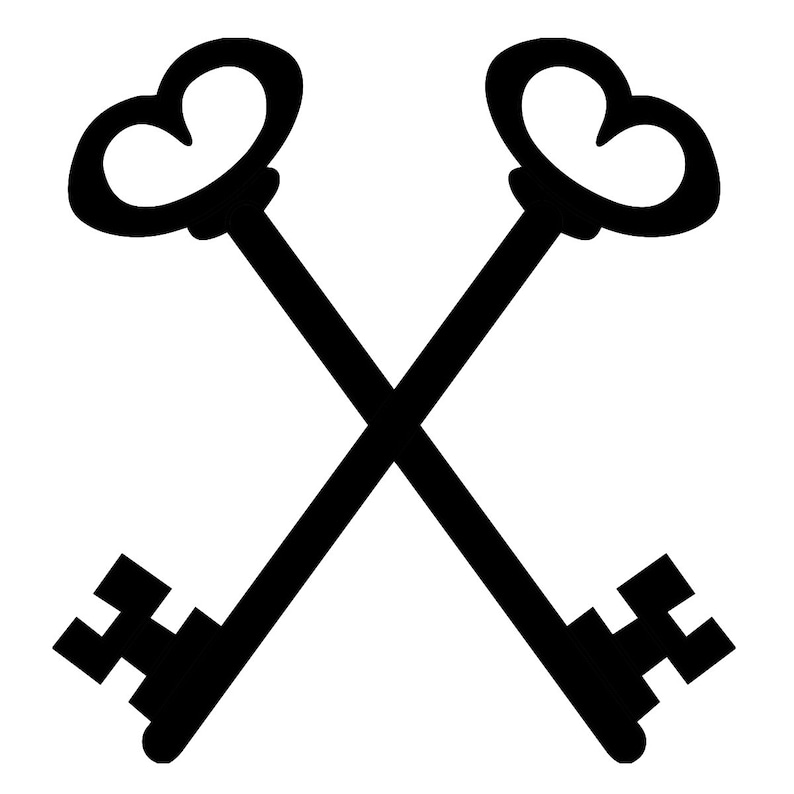 Treasurer Crossed Keys Masonic Vinyl Decal TMEEMBD01060 Etsy