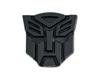 Transformer Autobot Auto Emblem - [Black][5'' Tall] - TME-EMB-00165