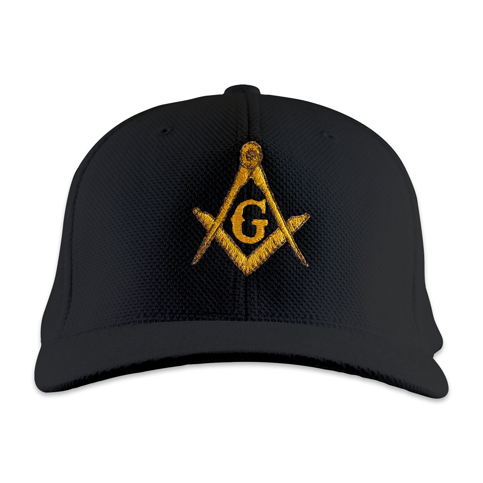 Gold Square \u0026 Compass Embroidered 