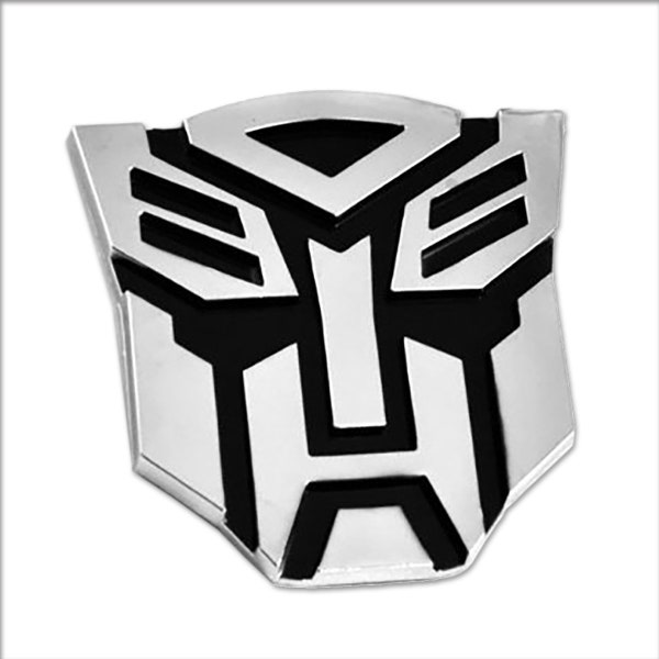 Transformer Autobot Auto Emblem - [Chrome][5" Tall] - TME-EMB-00086