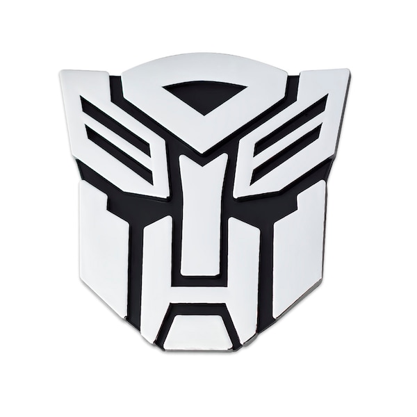 Transformer Autobot Auto Emblem - [Chrome][3" Tall] - TME-EMB-00187