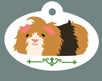 Breloque guinée cheveux abyssin à volants