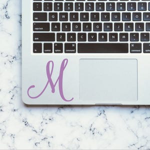 Single Letter Monogram Decal