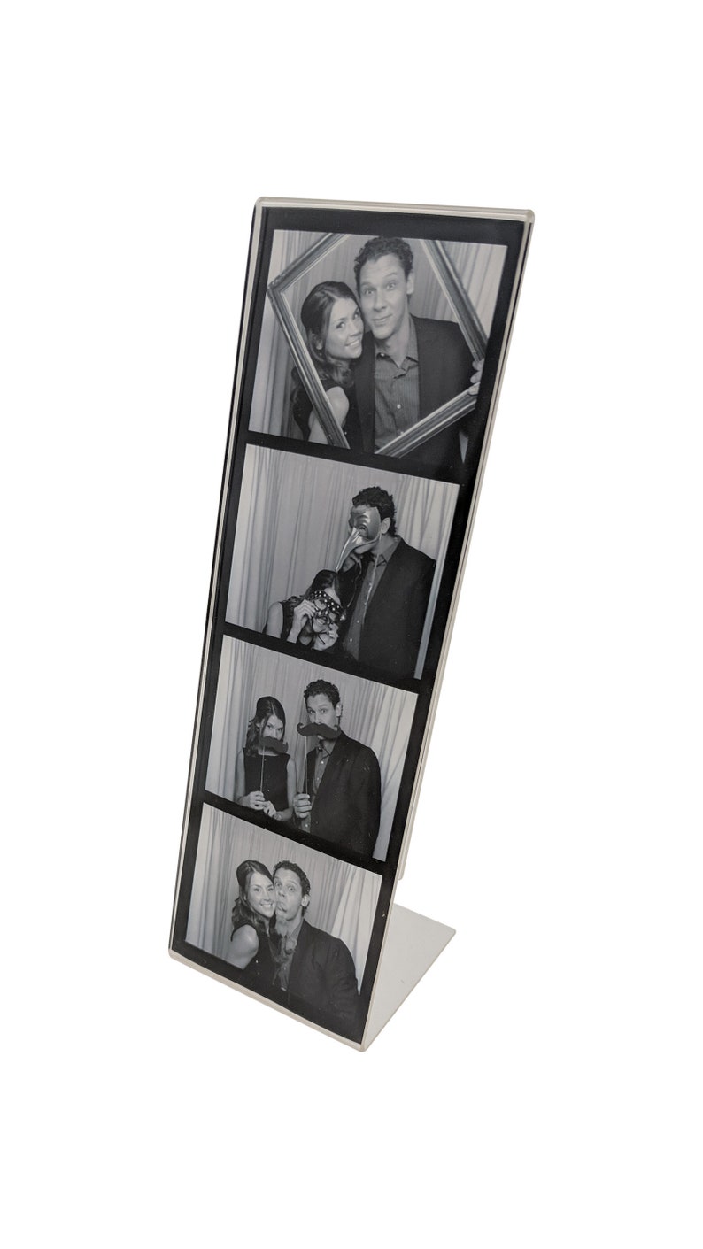 Acrylic Magnetic Photo Booth Frame for 2 X 6 Photo Strips Single Frame