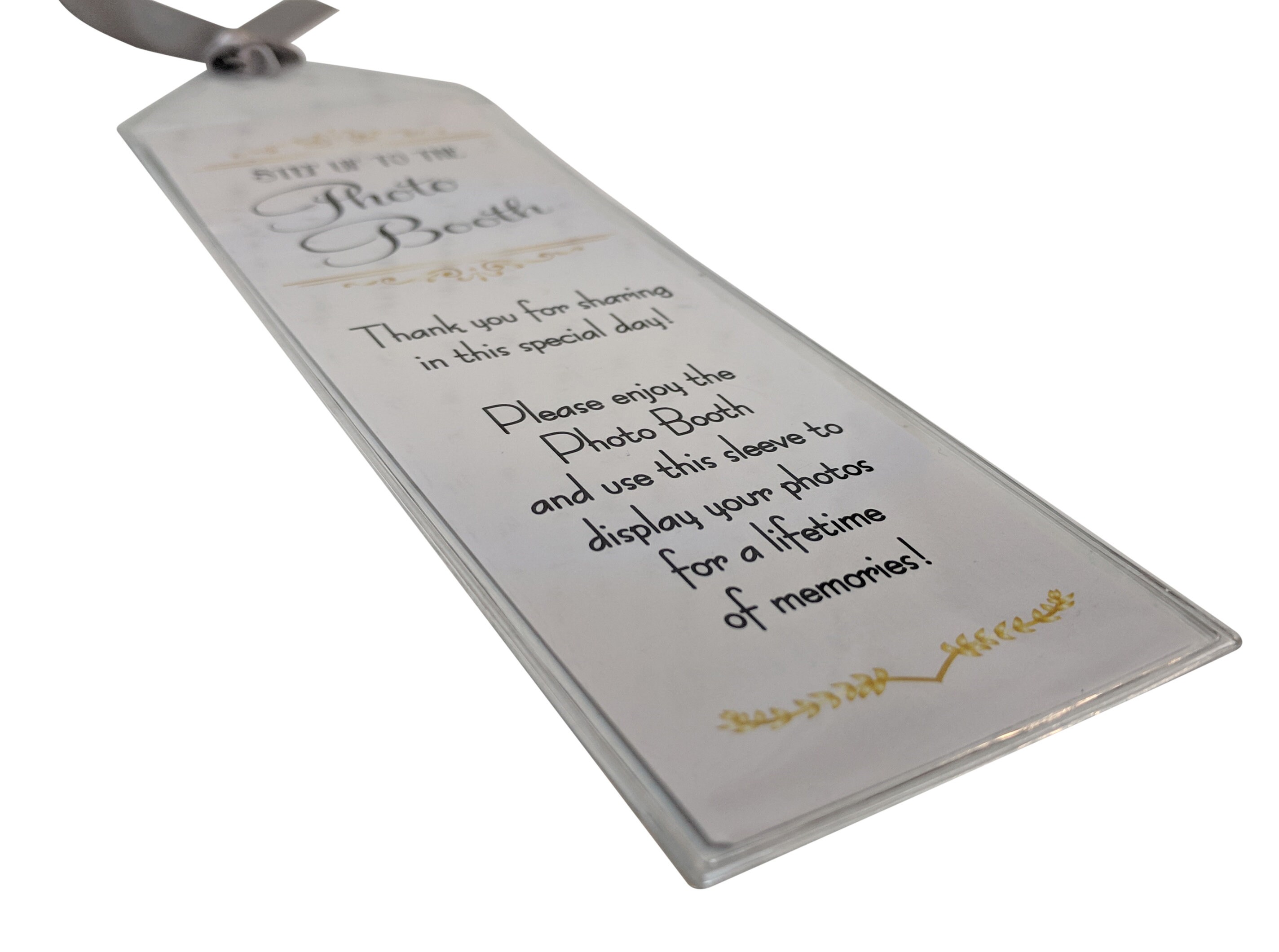 Bookmark Sleeves With Inserts for Photo Booth Premium Vinyl Etsy