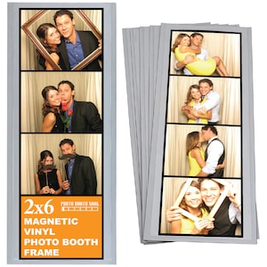 Vinyl Magnetic Photo Booth Frames for 2x6 Photo Strips, FREE SHIPPING!