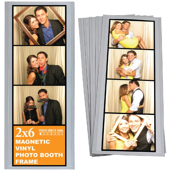 Vinyl Magnetic Photo Booth Frames for 2x6 Photo Strips, FREE SHIPPING!