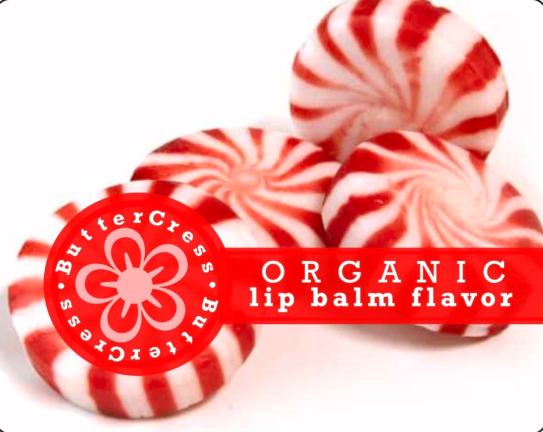 PEPPERMINT Organic Lip Balm Flavor Oil Unsweetened Lip Flavor for Balms