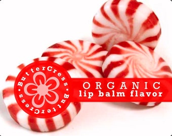 PEPPERMINT Organic Lip Balm Flavor Oil | Unsweetened Lip Flavor for balms, glosses & scrubs