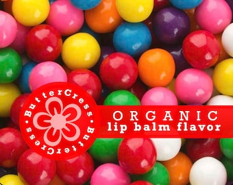 BUBBLE GUM Organic Lip Balm Flavor Oil | Unsweetened Lip Flavor for balms, glosses & scrubs — Ready to ship