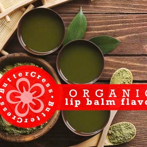 GREEN TEA Organic Lip Balm Flavor Oil | Unsweetened Lip Flavor for balms, glosses & scrubs