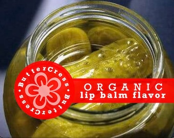 DILL PICKLE Organic Lip Balm Flavor Oil | Unsweetened Lip Flavor for balms, glosses & scrubs - - ready to ship