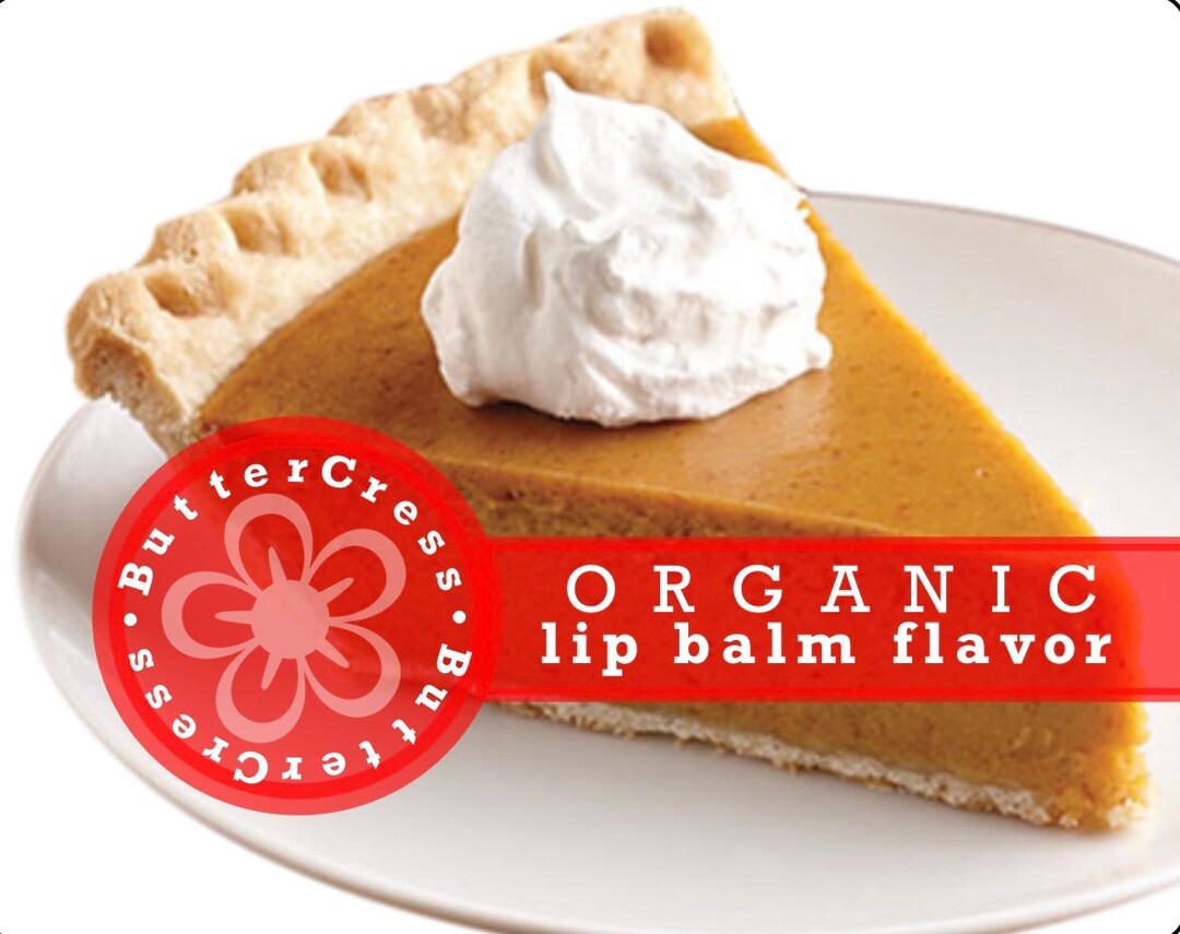 PUMPKIN PIE Organic Lip Balm Flavor Oil Unsweetened Lip Flavor for