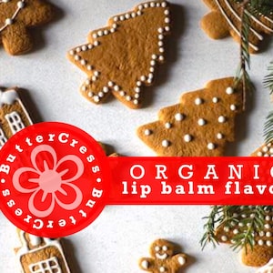 GINGERBREAD Organic Lip Balm Flavor Oil | Unsweetened Lip Flavor for balms, glosses & scrubs