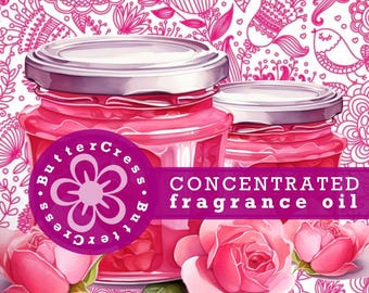 ROSE JAM Fragrance Oil Concentrate for lotion, scrubs, soap, candles, perfume | Bath and Body projects, home fragrance