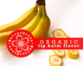 Aceite orgánico sin azúcar con sabor a plátano para bálsamo labial, brillos y exfoliantes