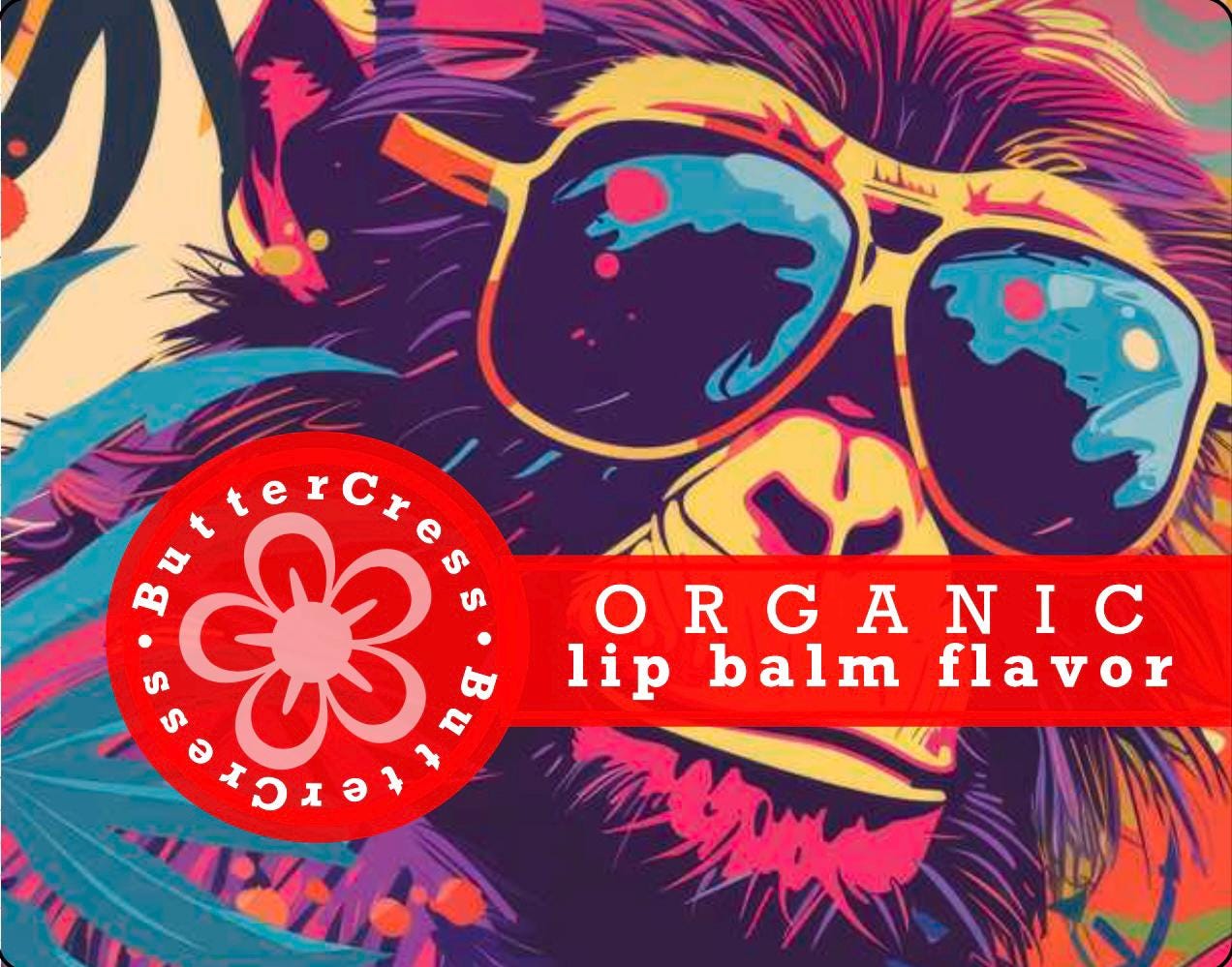 DRUNKEN MONKEY Organic Banana Rum Lip Balm Flavor Oil | Unsweetened Lip Flavor for balms, glosses & scrubs — Ready to ship