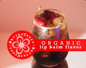 CHERRY COLA Organic Lip Balm Flavor Oil | Unsweetened Lip Flavor for balms, glosses & scrubs - - ready to ship