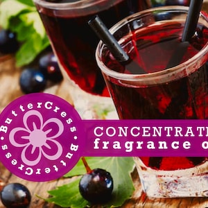 BLACK CURRANT ABSINTHE Fragrance Oil Concentrate for lotion, scrubs, soap, candles // Bath and Body Fragrance oil