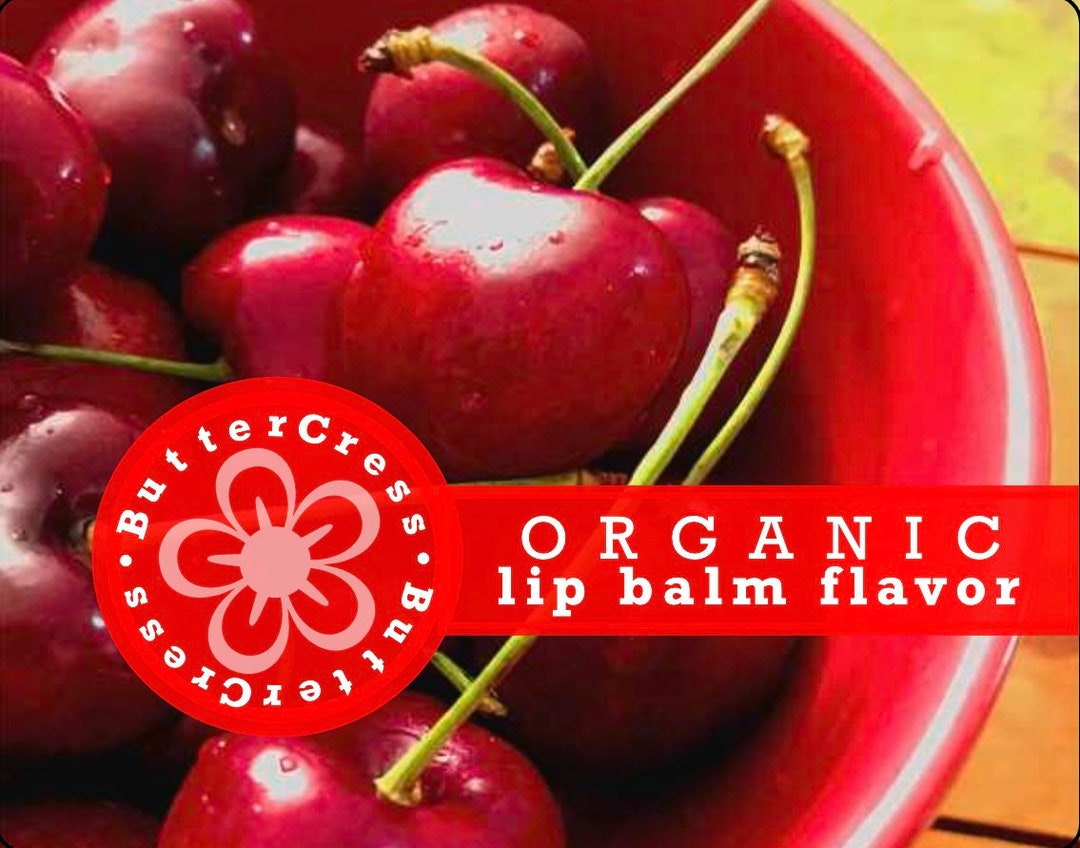 CHERRY Organic Lip Balm Flavor Oil Unsweetened Lip Flavor for Balms
