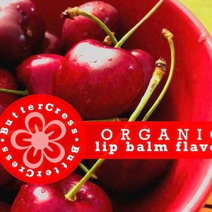 CHERRY Organic Lip Balm Flavor Oil | Unsweetened Lip Flavor for balms, glosses & scrubs — Ready to ship