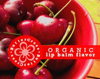 CHERRY Organic Lip Balm Flavor Oil | Unsweetened Lip Flavor for balms, glosses & scrubs — Ready to ship