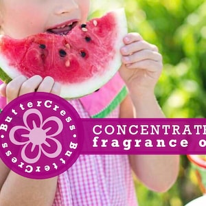 SWEET WATERMELON Fragrance Oil Concentrate for lotion, scrubs, soap, candles | Bath and Body projects, home fragrance