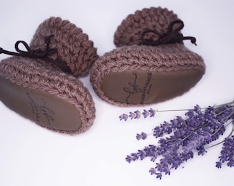 Leather Moccasins Baby Moccasins Crochet Booties Moccasins Baby Moccasins Toddler Moccasins Pregnancy Gift Baby Gift Shower Gift