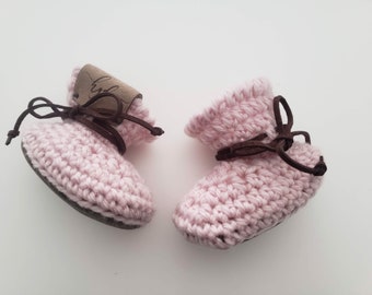 Moccasins Baby Moccasins Toddler Moccasins Crochet Moccasins Baby Booties Baby Moccs Baby Gift Pregnancy Gift