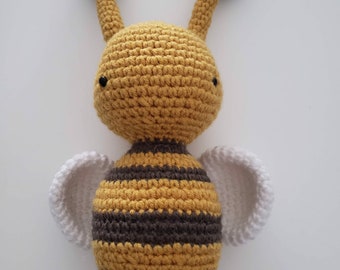 Crochet Bee Stuffy Bee Stuffed Toy Honey Bee Crochet Wasp Knit Bee Stuffy Wasp Stuffy Bumble Bee Stuffy Toy Holiday Gifts Baby Gift