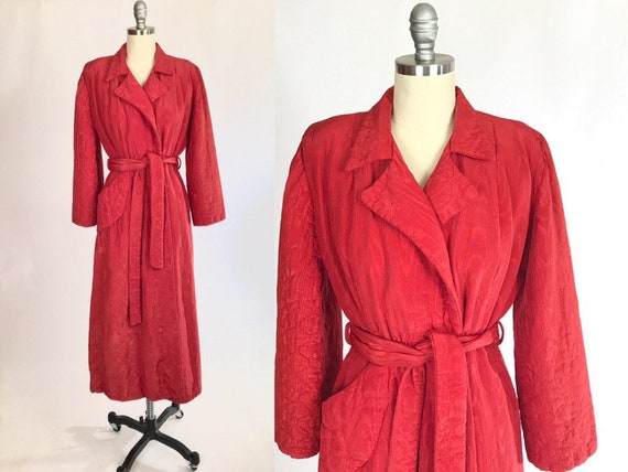 Vintage 40s Dressing Gown // 1940s Bathrobe // Ray