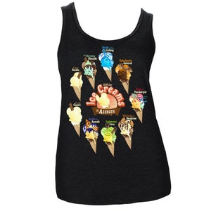 World of Warcraft / WoW / geïnspireerde Ladies Tank Top - ICE CREAM Edition