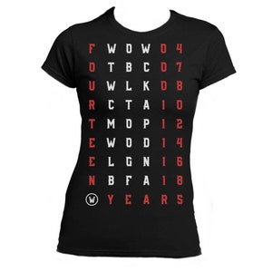 World of Warcraft / WoW inspired LIMITED EDITION Ladies T-shirt - 14th Anniversary of WoW (Limited to 50!)- Black