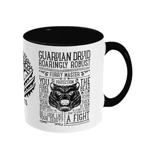 World of Warcraft / WoW inspirierter Becher - GUARDIAN DRUID Edition - 11oz Zwei toned Keramik Tasse