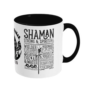 World of Warcraft / WoW inspirierter Becher - SHAMAN Edition - 11oz Two Toned Keramik Tasse