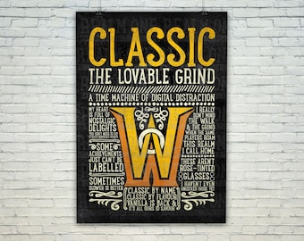 World of Warcraft Classic / WoW CLASSIC inspired Poster - Wall Art - Multiple Colours - Gamer Gift