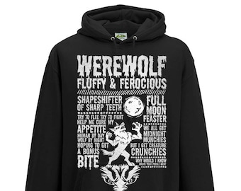 WEREWOLF Hoodie - Unisex - 'Monsters' Collection - Halloween - Dark Heather