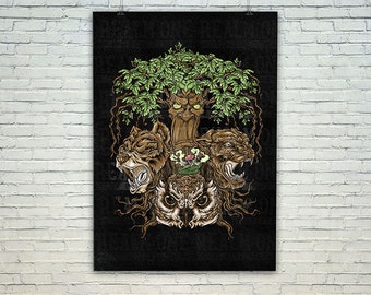World of Warcraft / Roleplaying / Fantasy RPG Inspired Type Poster - MYTHIC DRUID Edition