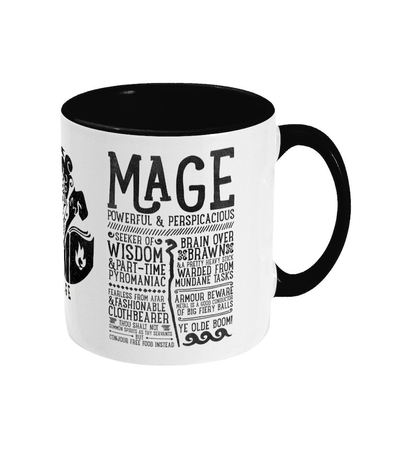 World of Warcraft / Wow Inspired Mug MAGE Edition 11oz Two Etsy UK