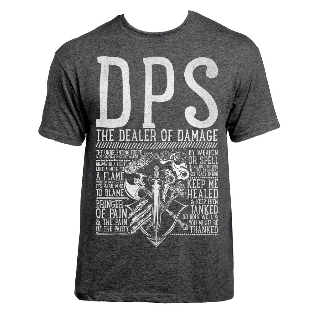 World of Warcraft / Wow / Rpg Inspired T-shirt DPS Edition - Etsy
