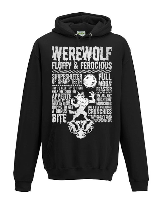 WEREWOLF Hoodie Unisex 'monsters' Collection Halloween Dark