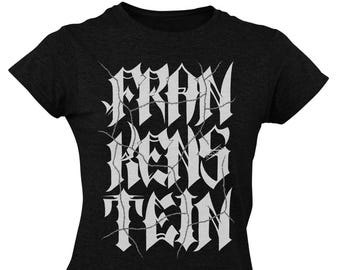 Frankenstein Damen T-Shirt - Frauen T-Shirt (andere Farben erhältlich) - 'Monsters' Kollektion - Geschenk für Geeks, Gothics & Untote