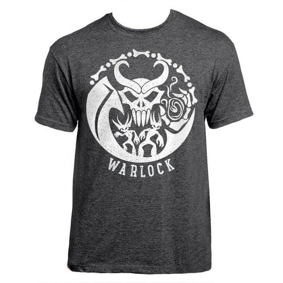 World of Warcraft Wow Inspired T-shirt WARLOCK 'symbol Variant