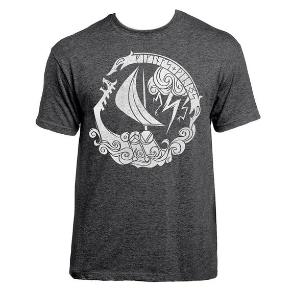 Camiseta VIKINGS Symbol Coleccion Vikingos Unisex Hombre Damas Vikingos Mitologia Nordica Nordica Dark Heather