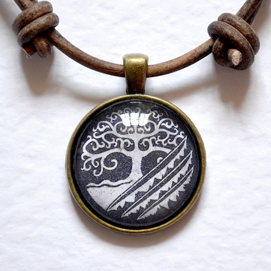 World of Warcraft Wow Inspired Pendant DRUID 'symbol Variant