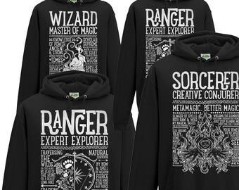 ARTIFICER / D&D / Dungeons and Dragons inspirierter Hoodie - Schwarz / Unisex / Herren / DnD / TTRPG / Game Master