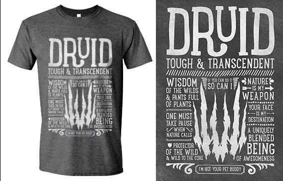 world of warcraft druid shirt