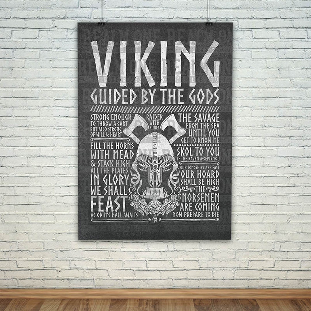 VIKING Poster 'vikings' Collection Multiple Size Available Vikings
