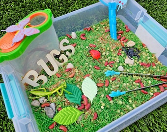Critter Catcher Sensory Bin, Bug Sensory Bin, Bug Activity, Sensory Activity, Sensory Bin, Kids Activity, Montessori