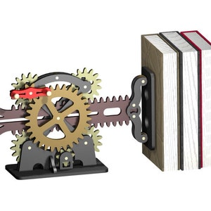 Steam Punk Book Ends file dxf e SVG per il taglio CNC